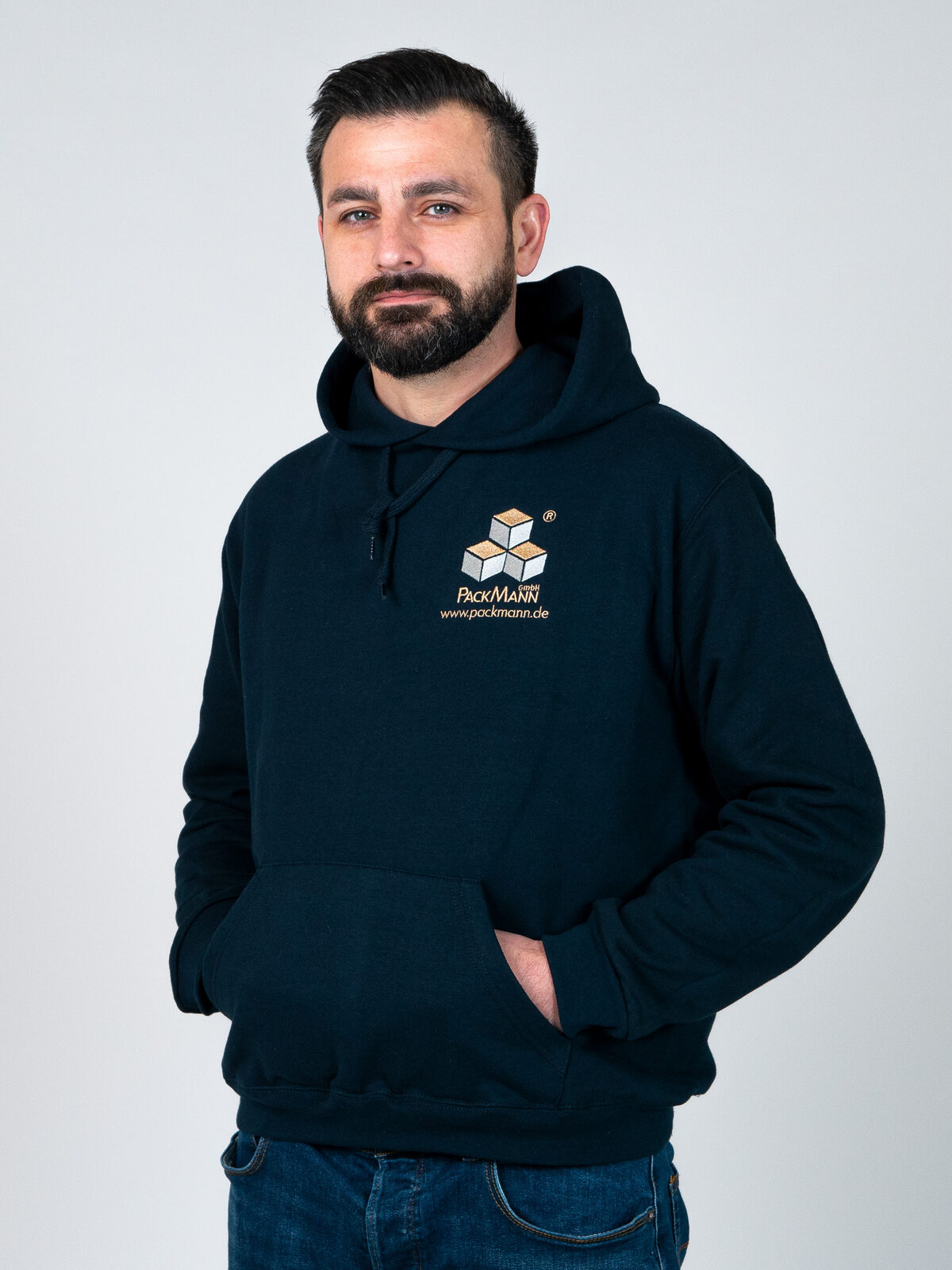 Workwear Hoody mit besticktem Logo
